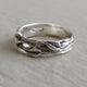 Leaf & Twig Wedding Band, Silver Tree Branch Ring, Leaf Ring, Twig Ring, Twig Wedding Band, Branch Band by Dawn Vertrees