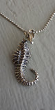Sterling Silver Seahorse Pendant, Sterling Silver Ocean Inspired Seahorse Pendant, Hand Sculpted by me, Dawn Vertrees