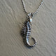 Sterling Silver Seahorse Pendant, Sterling Silver Ocean Inspired Seahorse Pendant, Hand Sculpted by me, Dawn Vertrees