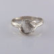 White Gold Raw Diamond Engagement Ring, Made to Order Wedding Ring, Uncut Rough Diamond Forever Ring, Promise Ring by Dawn Vertrees Jewelry
