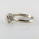 White Gold Raw Diamond Engagement Ring, Made to Order Wedding Ring, Uncut Rough Diamond Forever Ring, Promise Ring by Dawn Vertrees Jewelry