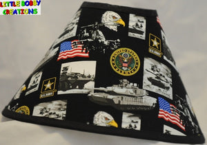US Military Army Fabric Lamp Shade (10 Sizes to Choose From!)