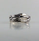 Sterling Silver Leaf & Twig Wedding Ring, Tree Branch Ring, Twig and Leaf Ring, Twig Wedding Band Hand Made by Dawn Vertrees