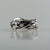 Sterling Silver Leaf & Twig Wedding Ring, Tree Branch Ring, Twig and Leaf Ring, Twig Wedding Band Hand Made by Dawn Vertrees