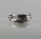 Sterling Silver Leaf & Twig Wedding Ring, Tree Branch Ring, Twig and Leaf Ring, Twig Wedding Band Hand Made by Dawn Vertrees