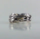 Sterling Silver Leaf & Twig Wedding Ring, Tree Branch Ring, Twig and Leaf Ring, Twig Wedding Band Hand Made by Dawn Vertrees