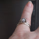 Twig Engagement Ring, Hand Sculpted 14k White Gold Rough Diamond Bridal Set, Cruelty Free, Hand Sculpted Rings by Dawn Vertrees