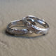 Twig Gold Wedding Band Set, Yellow, White, Green or Rose Gold, Set of Two Branch, Twig & Leaf Rings Hand sculpted by Dawn Vertrees