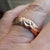 Twig Wedding Band, Gold Wedding Bands, Leaf Band, Twig Ring, Twig and Leaf Bands hand sculpted bands by Dawn Vertrees