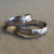 Twig Gold Wedding Band Set, Yellow, White, Green or Rose Gold, Set of Two Branch, Twig & Leaf Rings Hand sculpted by Dawn Vertrees