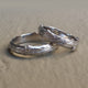 Twig Gold Wedding Band Set, Yellow, White, Green or Rose Gold, Set of Two Branch, Twig & Leaf Rings Hand sculpted by Dawn Vertrees