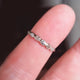 Raw Uncut Diamond Stacking Wedding Band Set, 14k Leaf & Twig Bridal Set with Five Uncut Rough Diamond Wedding Band in Gold by Dawn Vertrees