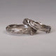 Wedding Ring Set, each hand sculpted Leaf and Twig Wedding Bands, Set of Two Branch Rings, Twig & Leaf Rings Hand sculpted by Dawn Vertrees