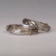 Wedding Ring Set, each hand sculpted Leaf and Twig Wedding Bands, Set of Two Branch Rings, Twig & Leaf Rings Hand sculpted by Dawn Vertrees