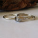 Twig Engagement Ring, Hand Sculpted 14k White Gold Rough Diamond Bridal Set, Cruelty Free, Hand Sculpted Rings by Dawn Vertrees