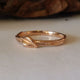 Leaf Engagement Ring, 14k, 18k Gold Wedding Band, Twig Wedding Band with Leaves, Stacking Wedding Band, Gold Wedding Ring by Dawn Vertrees