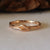 Leaf Engagement Ring, 14k, 18k Gold Wedding Band, Twig Wedding Band with Leaves, Stacking Wedding Band, Gold Wedding Ring by Dawn Vertrees