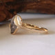 14k Yellow Gold Raw Black Diamond Engagement Ring, Gifts for Her by Dawn Vertrees - Available Now!