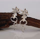 Ghost Orchid Earrings, Sterling Silver, Nature Jewelry, Gifts for Her, by Dawn Vertrees