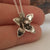 Dendrobium Necklace, Silver Orchid Necklace, Silver Orchid Necklace, Silver Necklace, Dendrobium Orchid, Wedding Bridesmaid Gifts by Dawn
