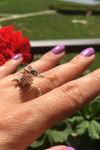 Sterling Silver Seahorse Ring, Sterling Silver Ocean Inspired Ring, Ocean Jewelry, Sealife Ring, Adjustable Seahorse Ring