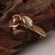 Leaf and Twig Engagement Ring, Rose Cut Diamond Engagement Ring, Made to Order Leaf Engagement Ring in Gold by Dawn Vertrees