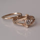 Twig Engagement Ring, 14K, 18k, Diamond Ring, Unique Engagement Ring, Moissanite Wedding Ring Set, Branch Anniversary Ring, Promise ring