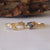Twig and Leaf Engagement Ring, 14K Yellow Gold Raw Uncut White or Black Diamond Bridal Set, Twig Ring Guardby Dawn Vertrees