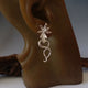 Ghost Orchid Earrings, Sterling Silver, Nature Jewelry, Gifts for Her, by Dawn Vertrees