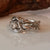 RESERVED LISTING: Sterling Silver Leaf, Twig and Vine Ring, Solitaire Only